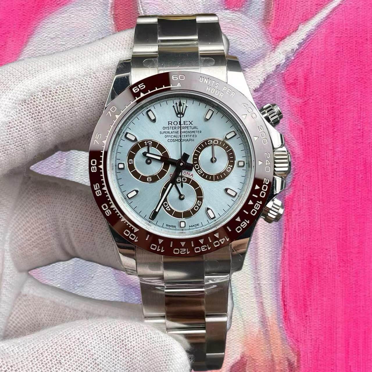 VS廠勞力士 高仿Rolex 冰藍迪 地通拿 M116506-0001