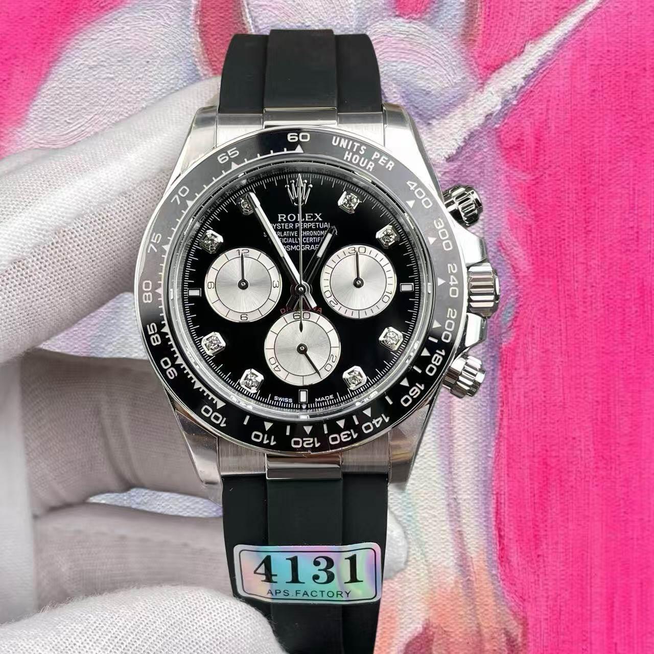 APS廠高仿勞力士 Rolex Daytona 小勒芒鑽刻地通拿 m126519ln-0004