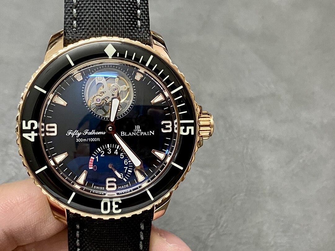 JB廠 BLANCPAIN 寶珀  五十噚系列終極版5025-1530-52真陀飛輪男士腕表手表