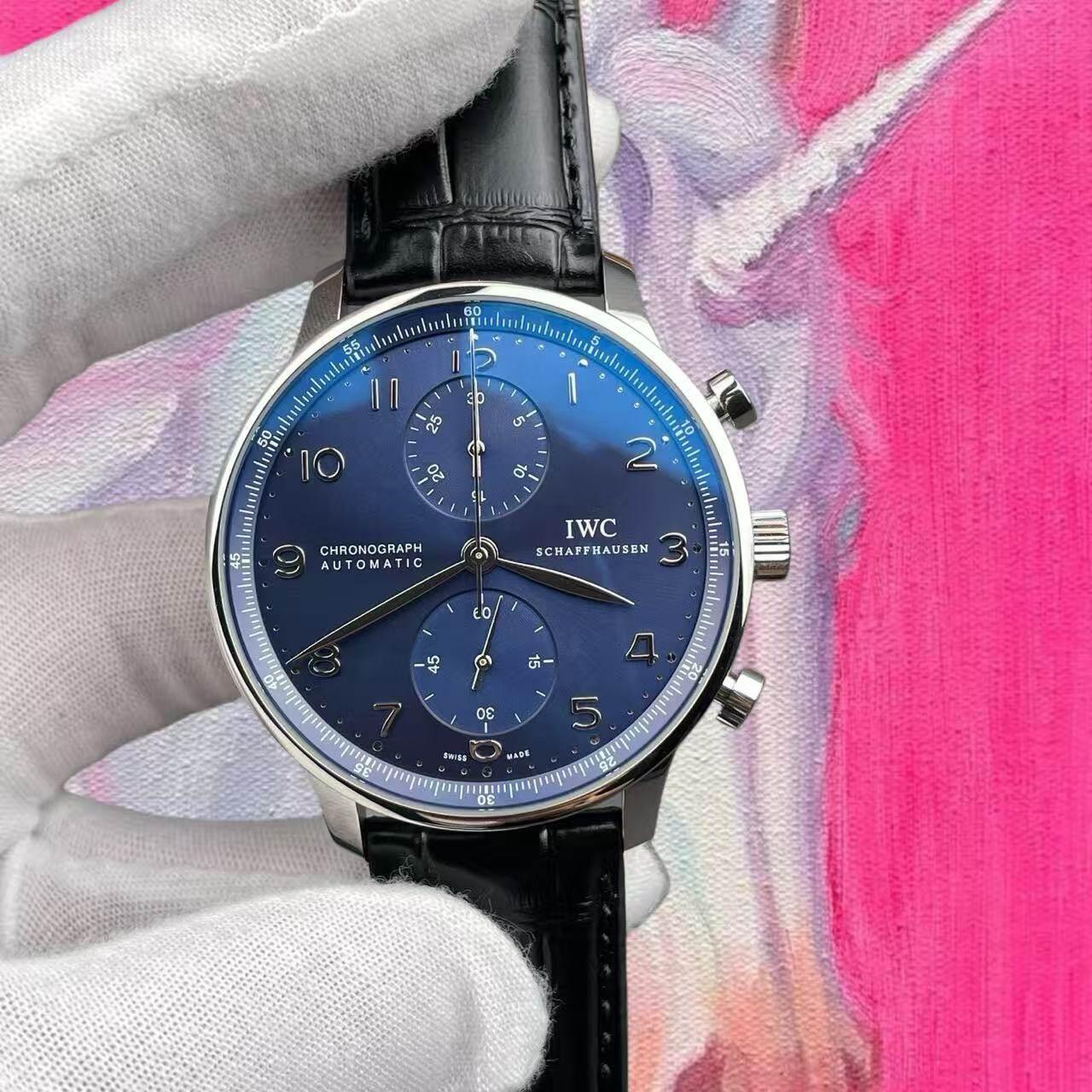 ZF廠 IWC萬國 葡萄牙計時 藍盤密底  40.9mm 7751機芯