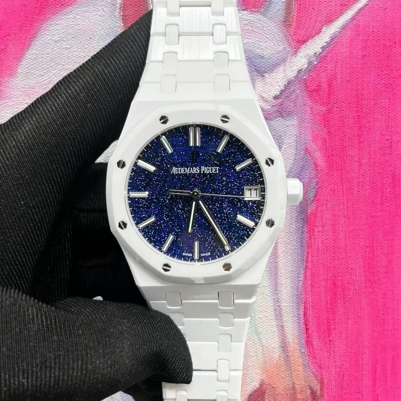 改裝定製 高仿Audemars Piguet 愛彼 皇家橡樹  15500ST.OO.1220ST.04  星空盤