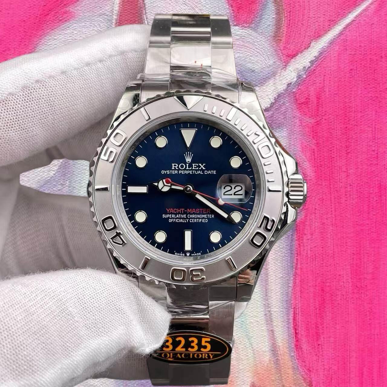 QF廠 高仿勞力士 Yatch Master 藍遊艇名仕 40mm 3235機芯