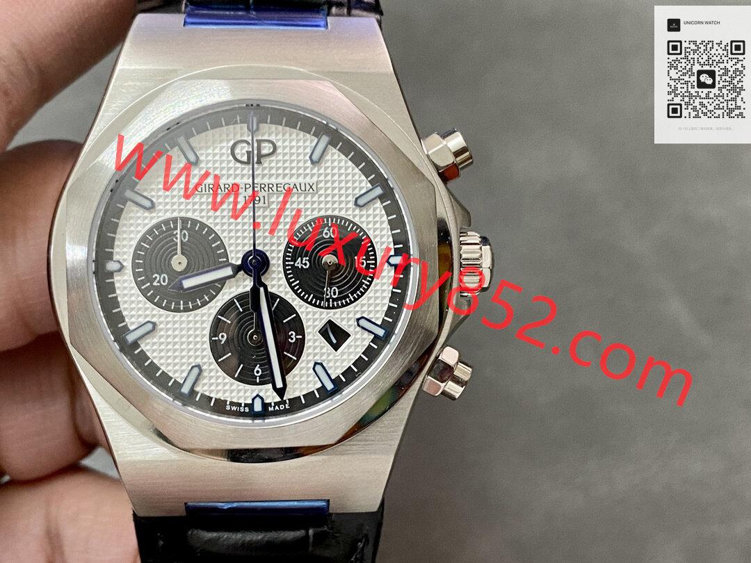 香港高仿手錶 Girard-Perregaux 芝柏 Laureato Chronograph 桂冠系列