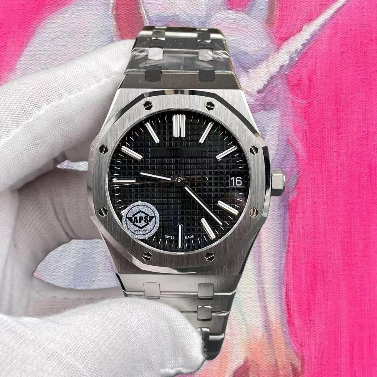 APS廠高仿愛彼 皇家橡樹 AP15510 黑盤 41mm 4302機