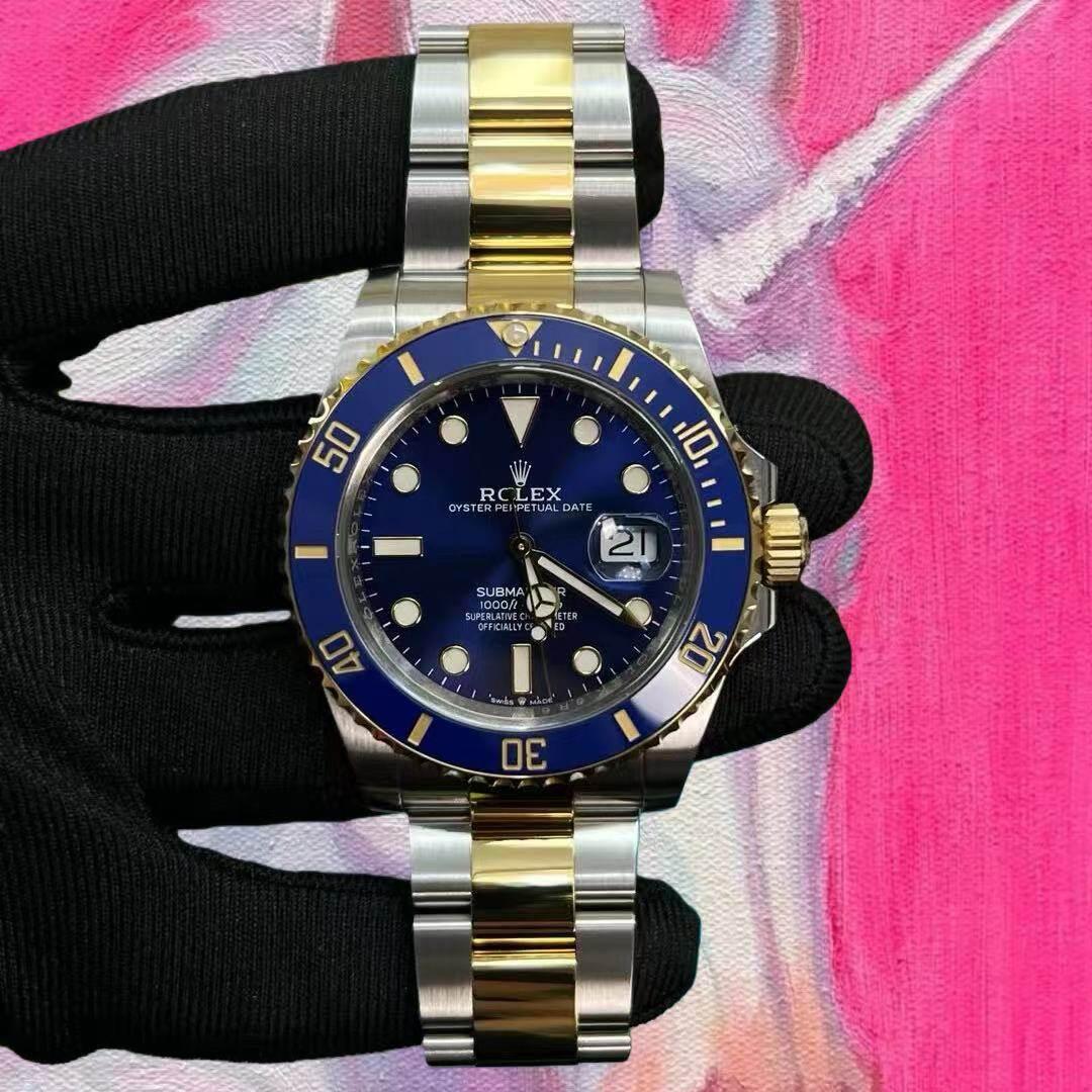 改裝定製 VS廠 高仿ROLEX Submariner 勞力士藍水鬼126619LB-0003 間金藍水鬼