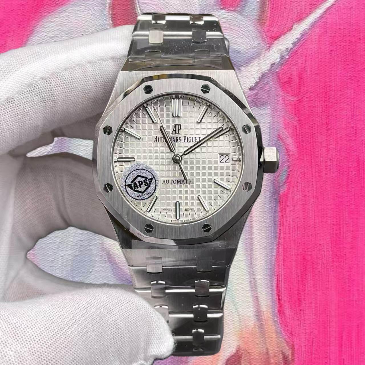 APS廠愛彼 皇家橡樹 15450 白盤 37mm 3120機芯